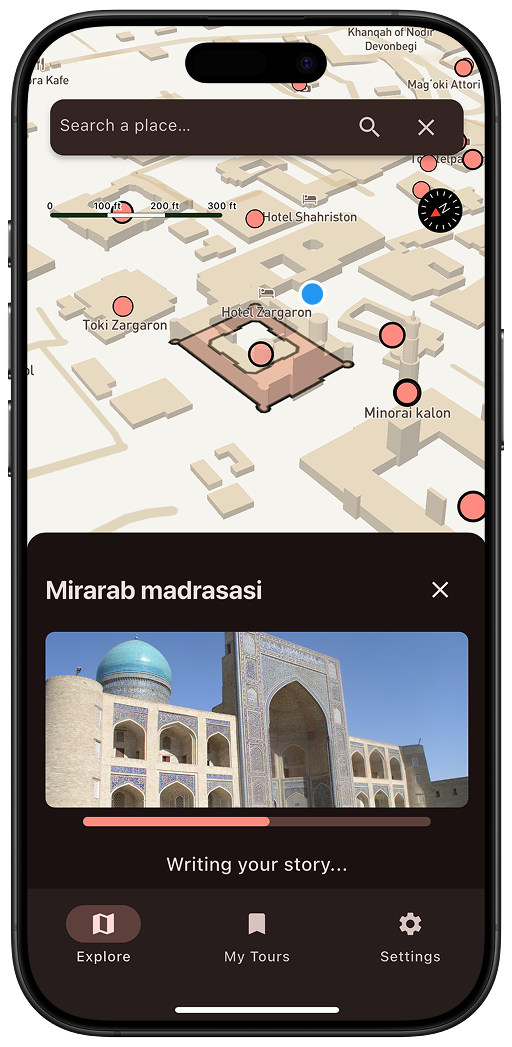 Storydex app showing research-backed stories